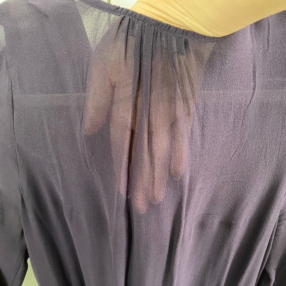 Aritzia 100% Silk Faux Wrap Blouse - Picture 9 of 14